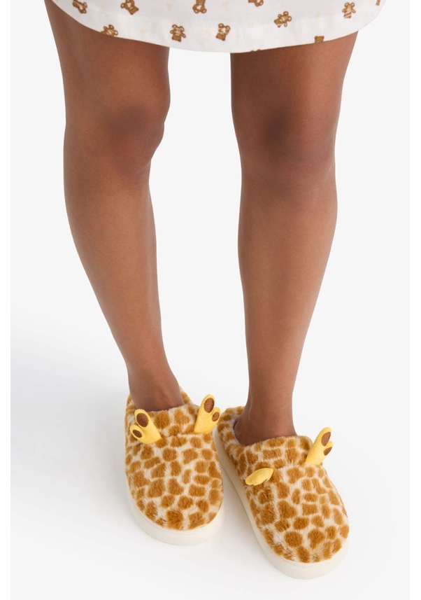 Resim Defacto Kadın Düz Taban Ev Terliği F1547ax25wnkr1 Çok Renkli 