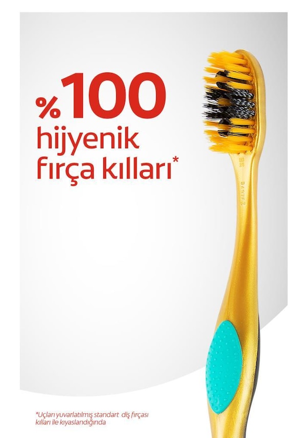 Colgate 360° Charcoal Gold 1+1 Diş Fırçası Soft NQ6783