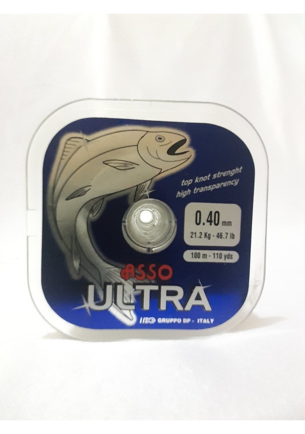 Fil Nylon Asso Primo Cristal - 100 M Solo - Fiche Produit Top Fishing