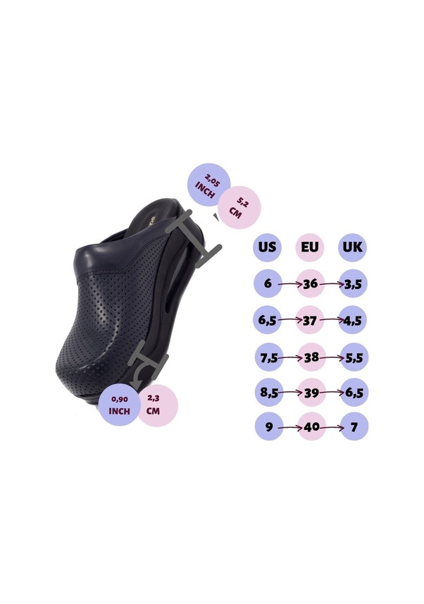 Resim Kadın Hakiki Deri Lacivert Sabo Terlik-Lacivert 