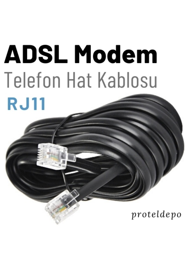 CAVO ADSL 1 Metri Telefono Estensione Spina Internet Ad Alta Velocità - Foto 8