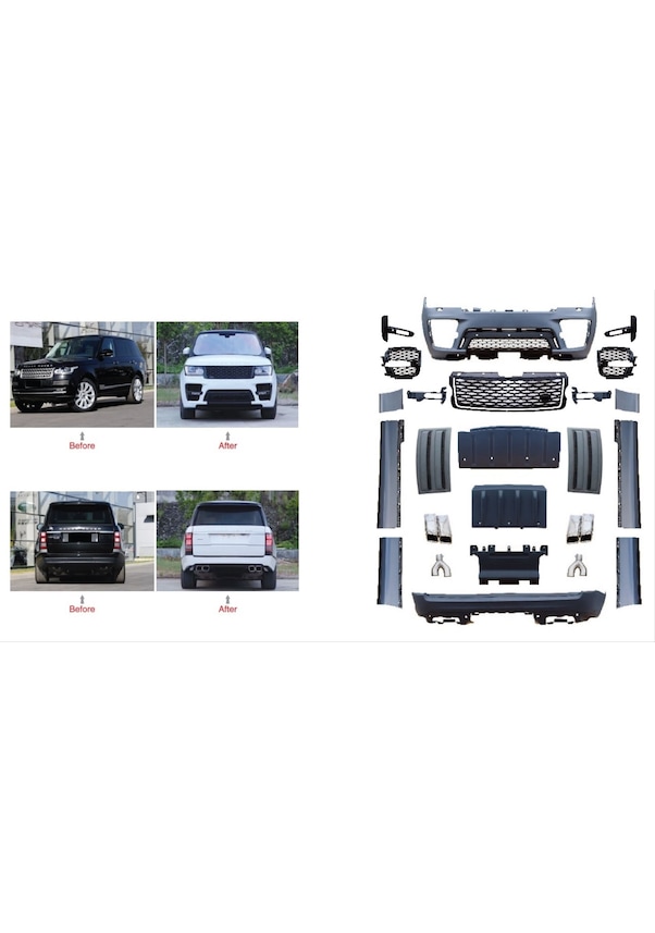 4-tlg Knopfabdeckungen Für Range Rover L405 2013-2017