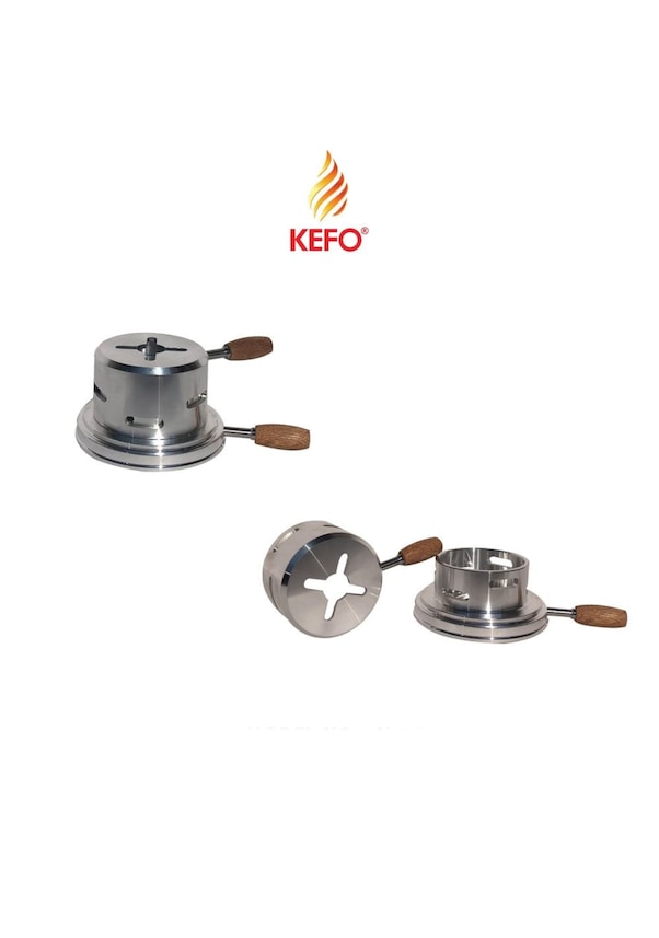 Kefo Saplı Tek Kömürlük Közlük Nargile Aksesuarları Kefo Saplı Tek Kömürlük Közlük Nargile Aksesuarları