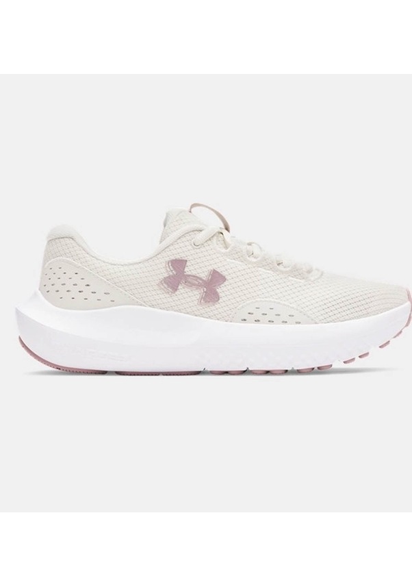 Resim Under Armour Ua W Charged Surge 4 Beyaz-pembe Kadın Sneaker 3027007-110 Beyaz-pembe 