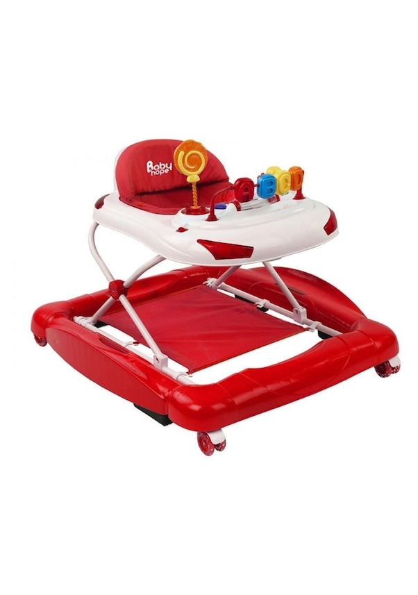 Babyhope 219 Tobby Salla Yürüteç Kırmızı Müzikli Oyuncaklı Lüks Yürüteç | Örümcek Babyhope 219 Tobby Salla Yürüteç Kırmızı Müzikli Oyuncaklı Lüks Yürüteç | Örümcek