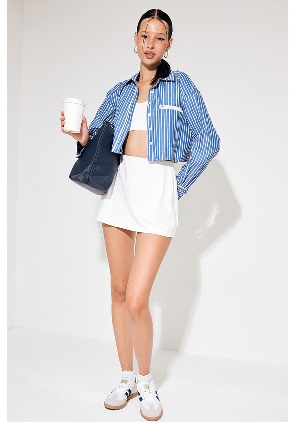 Resim Termo Taban Yanı Şeritli Bağcıklı Unisex Lacivert Beyaz Spor Ayakkabı Tbzer020 Lacivert Beyaz 