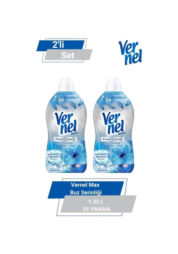Vernel Max Buz Serinliği 1.32l 55 Yıkama 2'li Set set-hnkdtj-5168-6117 ...