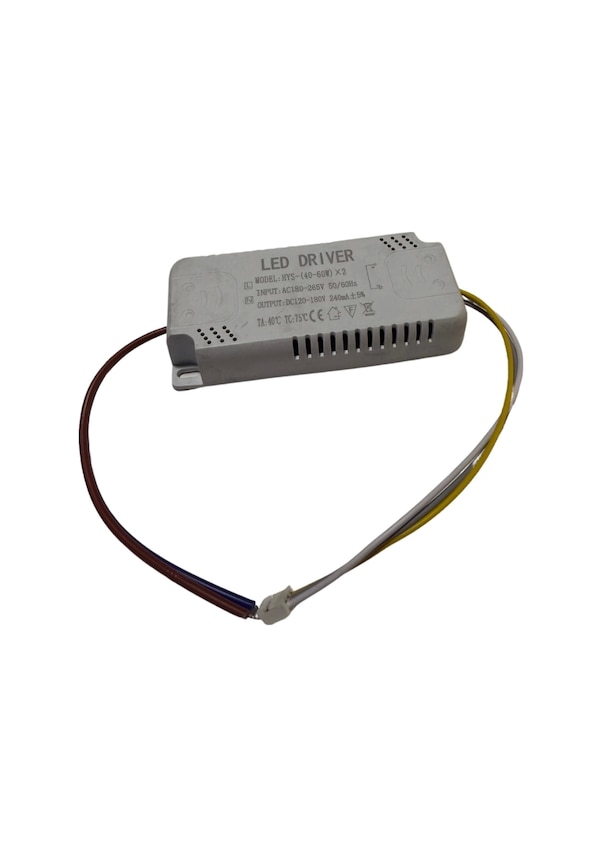 120 Watt 40-60 X2w Sabit Akım 3 Renk Led Avize Driver Trafo 108-198v ...