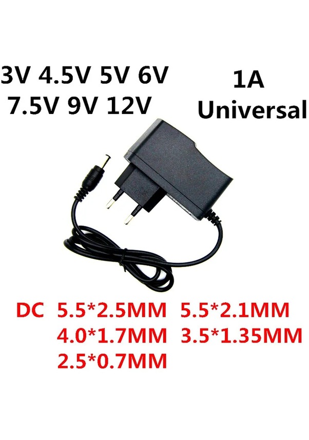 Caricabatteria Universale TOP CHARGEUR 30W Regolabile - Alimentatore DC Con 6 Spine Per Elettronica - Tensione 3V-12V E USB - Foto 6