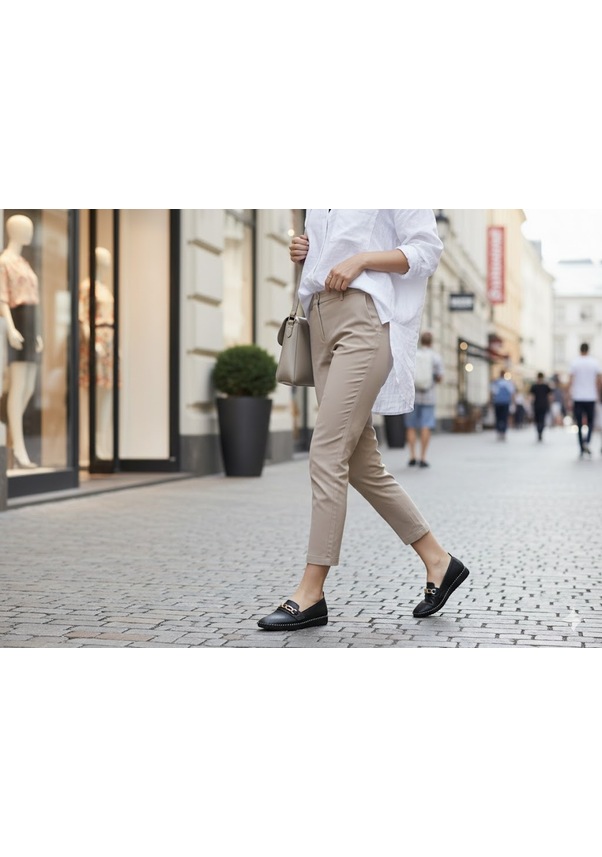 Resim Kindep Asudes Toka Detaylı Comfort Kadın Babet Siyah Siyah 