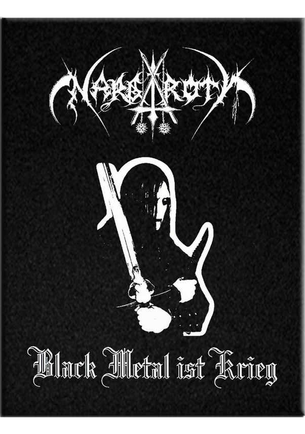 Resim Nargaroth Black Metal Ist Krieg Albüm Arma Sırt Peç Back Patch Yama 