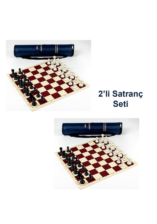 Babystore 2 ADET PROFESYONEL SATRANÇ TAKIMI - BÜYÜK BOY SETİ Babystore 2 ADET PROFESYONEL SATRANÇ TAKIMI - BÜYÜK BOY SETİ