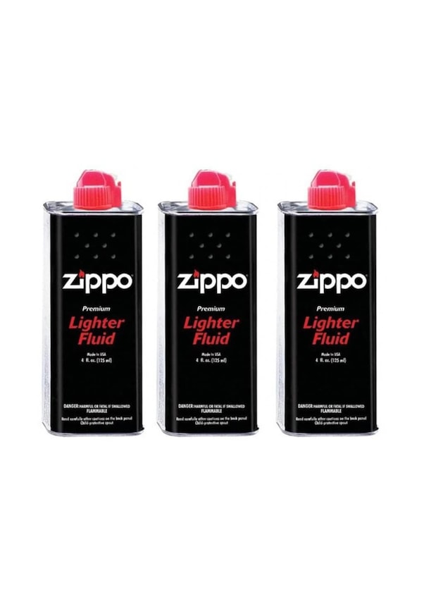 3 Adet Zippo Benzin+3 Adet Fitil + 3 Adet Çakmak Taşı 3 Adet Zippo Benzin+3 Adet Fitil + 3 Adet Çakmak Taşı