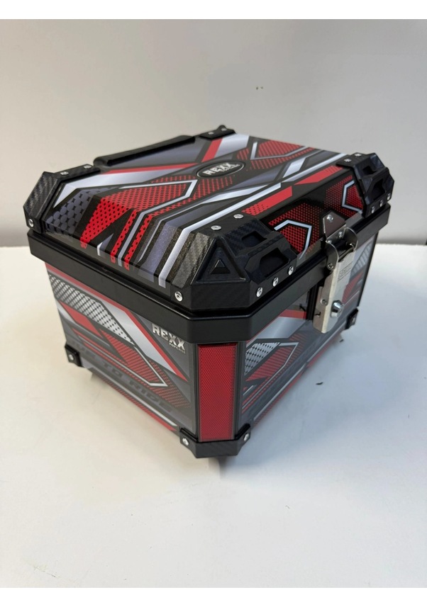 Resim Rexx 60 Litre Abs Motosiklet Arka Çanta - 12-renkli Tek Renk 