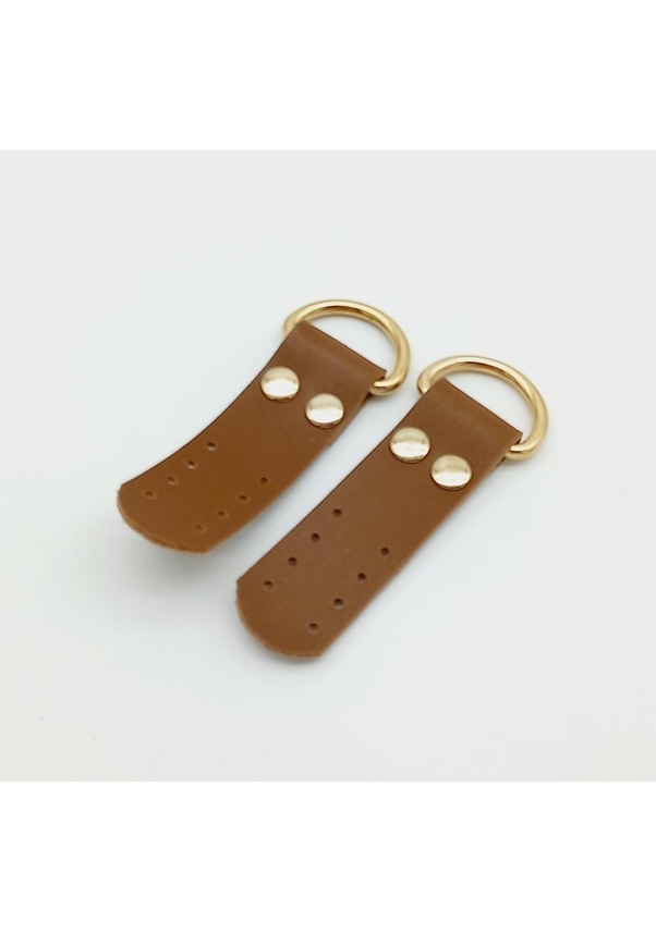 Resim Angel Çanta Aksesuar Tek Kat Suni Deri Sapucu Böce Taba Light Gold Metalli 