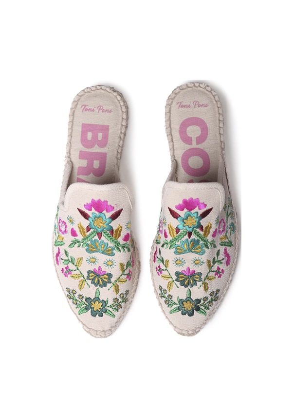 Resim Terlik Kadın Culip Toni Pons Floral Floral Çok Renkli 