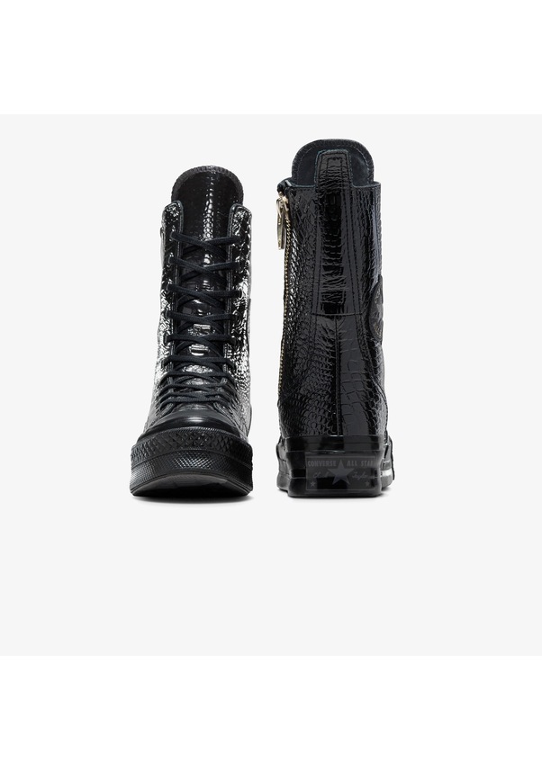 Resim Converse Chuck 70 Plus Xhı Unisex Siyah Deri Sneaker - A09381c Siyah 