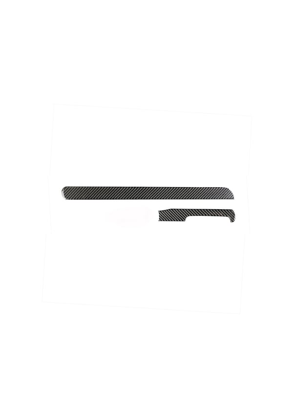 Resim Karbon Fiber Araba Merkezi Kontrol Şeridi Volkswagen Golf 6 2008-2012 İçin Dekoratif Etiket, Sağ Sürüş 1 Adet 