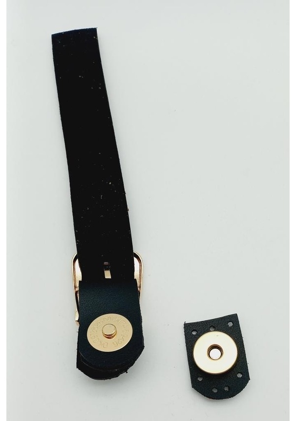 Resim Angel Çanta Aksesuar Tek Kat 18 Cm Suni Deri Lacivert Kapak Gümüş Metal 