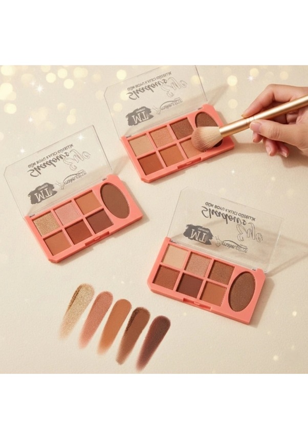 Resim 7 Renk Far Paleti - 3'lü Set 