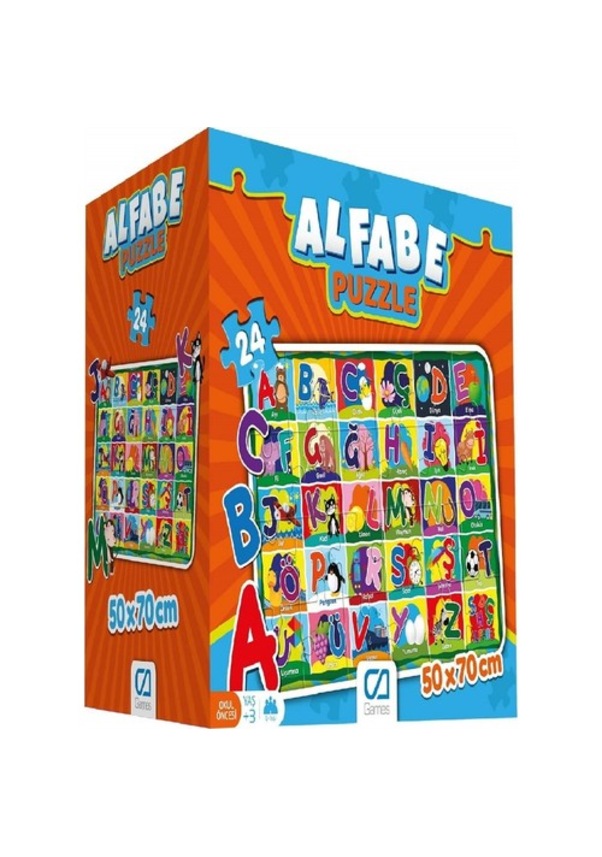 Erconcept Ca Games 24 Parça Alfabe Eğitici Maxi Boy Puzzle 5027