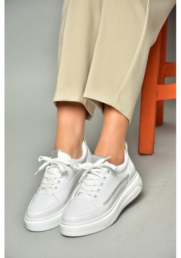 Resim Fox Shoes S602003409 Beyaz Spor Ayakkabı Sneakers Beyaz 