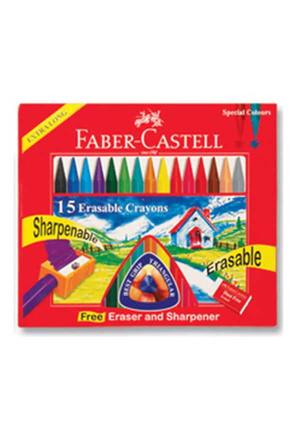 Faber Castell Pastel Wax Crayon Silinebilir 15 Li Fiyatları ve Özellikleri