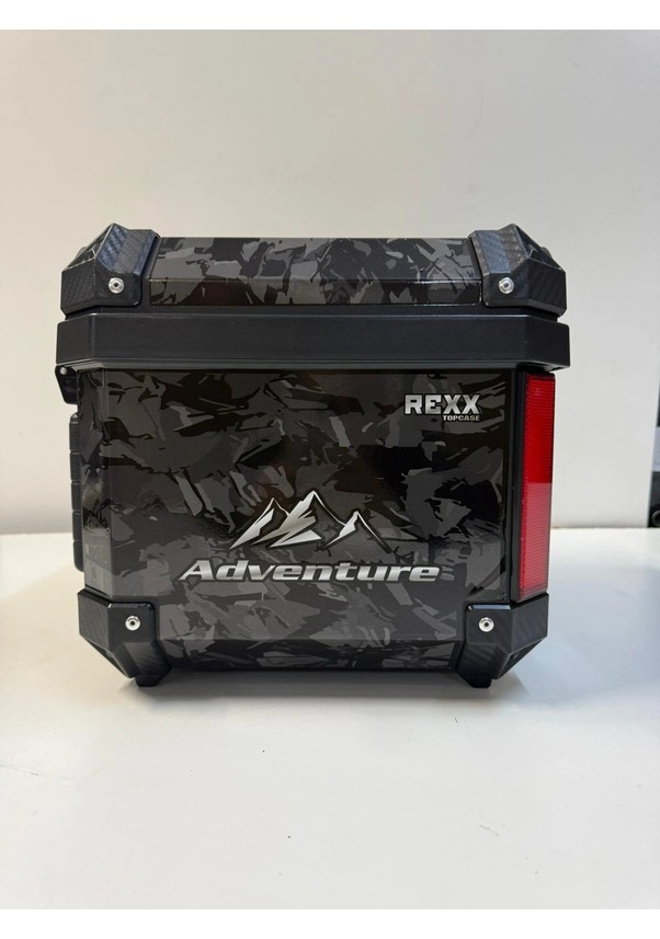 Resim Rexx 45 Litre Abs Motosiklet Arka Çanta - 02-renkli Tek Renk 