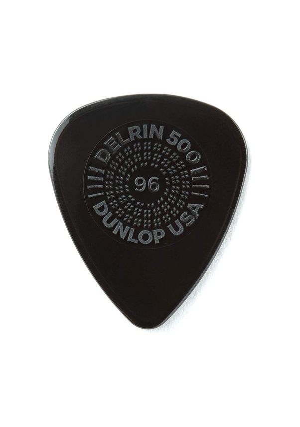 Dunlop Prime Grip Delrin 500 Plektren - 0,96 Mm, Schwarz (1, 3