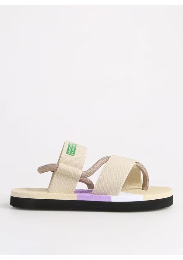 Resim Benetton 10214 Hafif Taban Parmak Arası Kadın Sandalet 001 