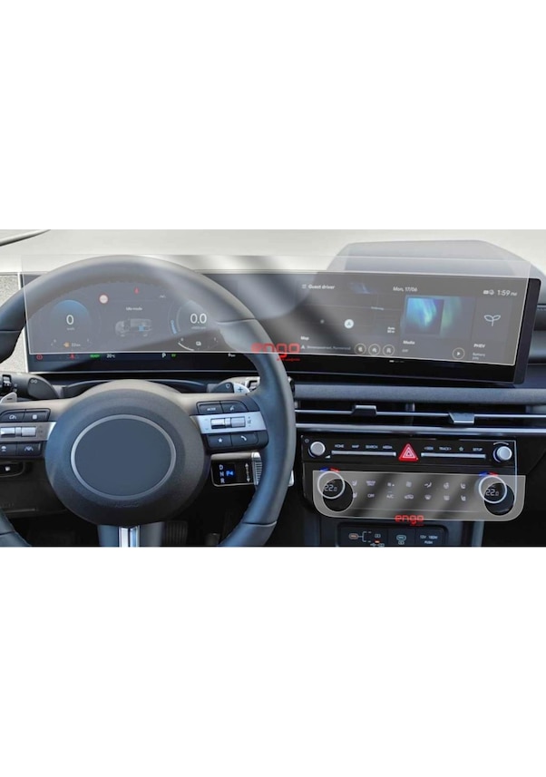 Resim Hyundai Tucson Mat Ekran Koruyucu Multimedya Klima Gösterge 