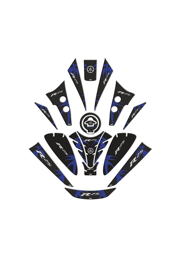Gogo Tank Pad Set 005 Yamaha Yzf-r25 2019-2024 Siyah Lacivert Fiyatları ...