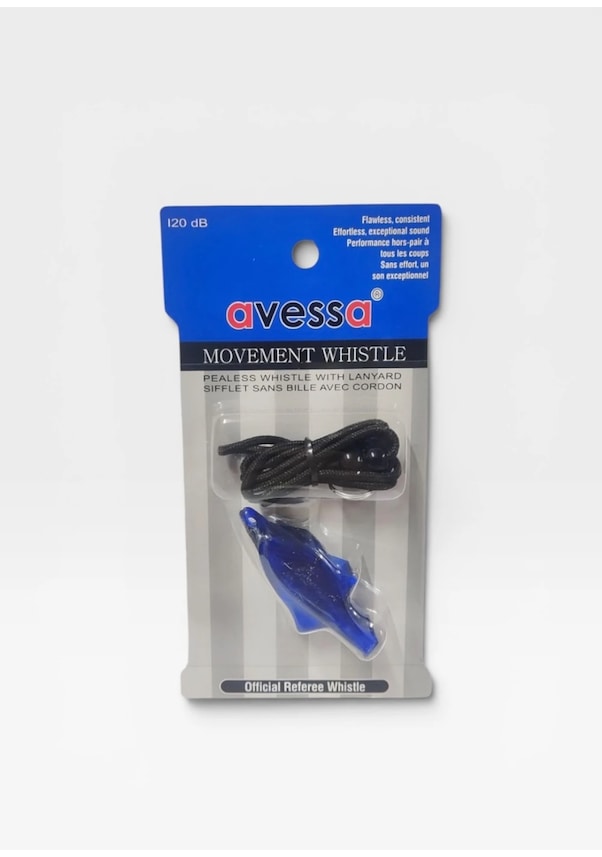Resim Avessa Dk-30 120 Db İpli Profesyonel Spor Düdüğü Hakem Ve Antrenman Düdüğü 