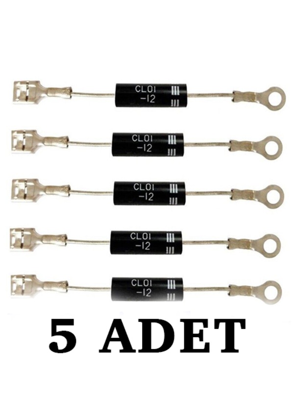 5 ADET OEM HVM12 CL01-12 Mikrodalga Fırın Yüksek Gerilim Diyotu ...