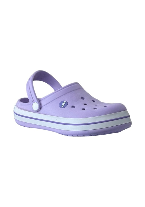 Resim Akınal Bella E195 Lila Kadın Hastane Sabo Terlik Sandalet Lila 