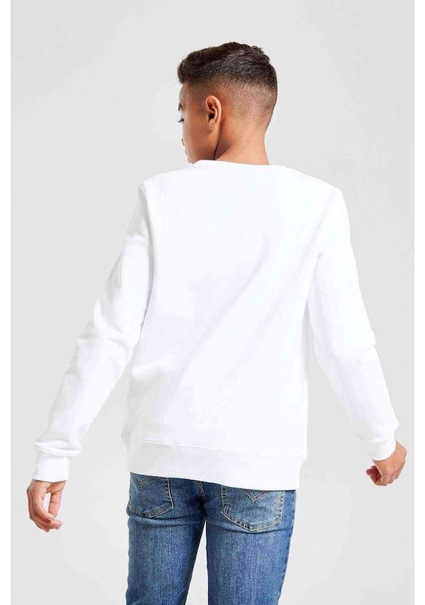 Resim Energy Baskılı Unisex Çocuk Beyaz Sweatshirt Beyaz 