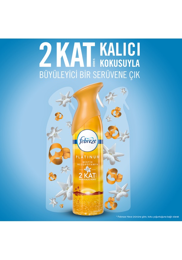 Febreze Platinum Hava Ferahlatıcı Sprey Oda Kokusu Mistik Mezopotamya 300 ML ZV9947