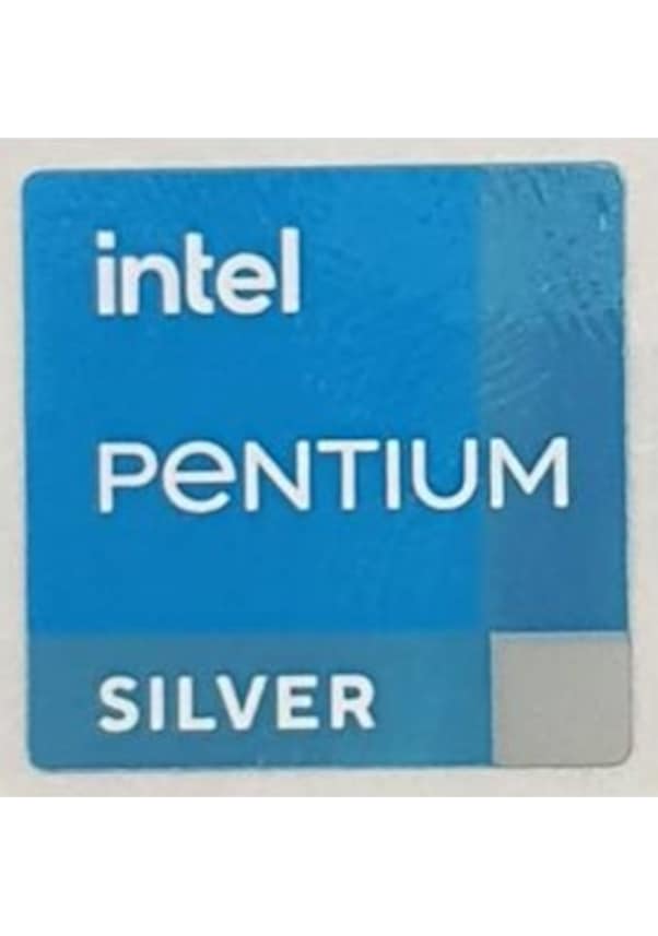 OEM intel PENTIUM SILVER 11. ve 12.ci Nesil Sticker Etiket D128 ...