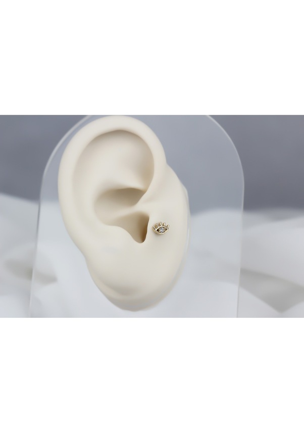 Glorria Altın Göz Tragus Piercing (540178701) ZN6880