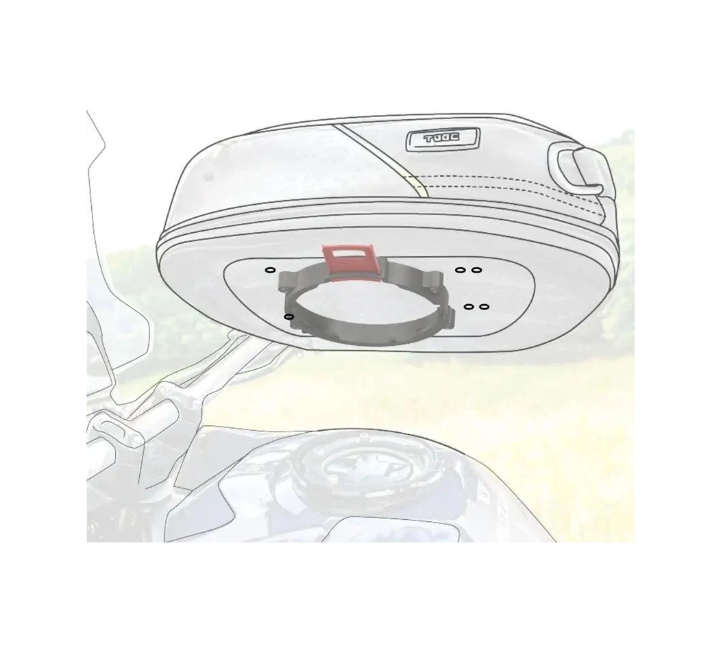 Resim Taac Twıstlock Depo Üstü Çanta Tc14tw 4,5 Lt Siyah Siyah 