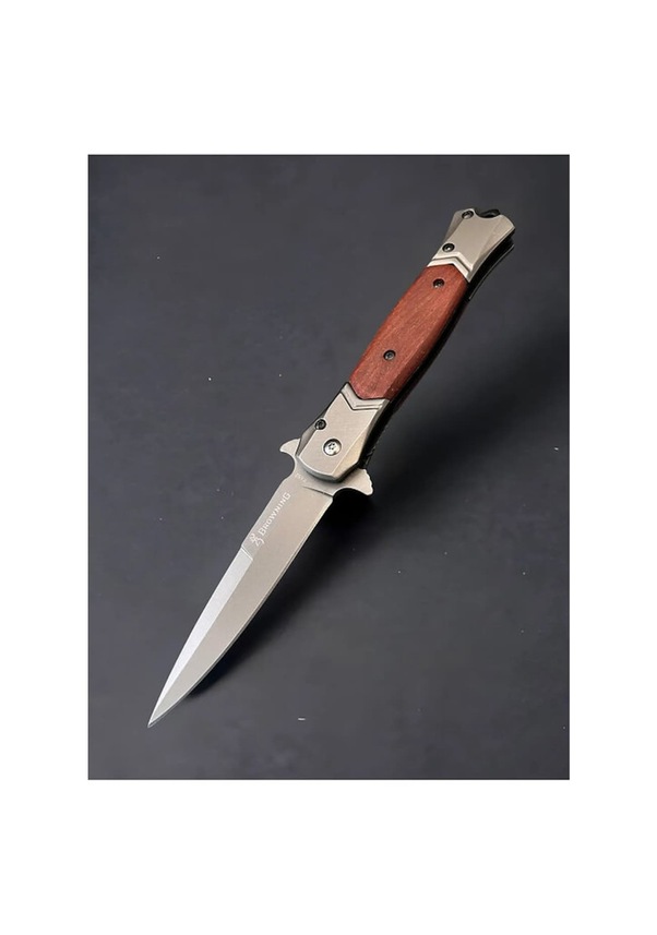 BROWNING FA52 KAHVERENGİ YARI OTOMATİK KATLANIR, ÇELİK AVCI ÇAKI