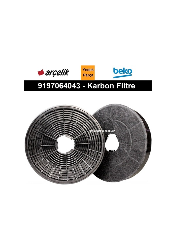 Resim Beko Uyumlu Adg 51310 I Aspiratör Karbon Filtre Adg51310 9197064043 