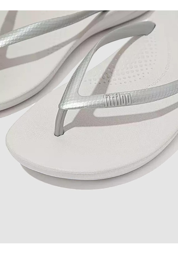 Resim Fitflop Iqushıon Ergonomıc E54 Gümüş Kadın Parmak Arası Terlik Gümüş 