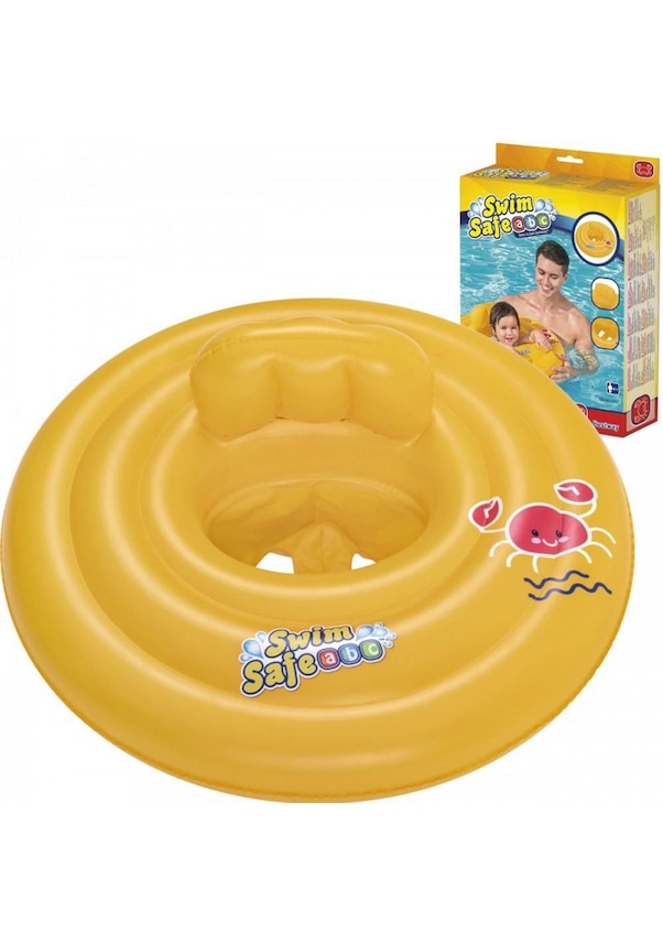 Bestway Swim Safe ABC 69cm Wondersplash Round Baby Boat [Bebe Flatörü ...