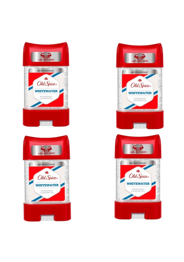 Old Spice Whitewater Clear Jel Deodorant 70 ML x 4