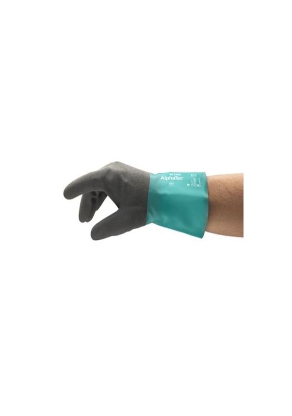 Gants De Gantelet Ansell Alphatec 58-530W - Résistance Chimique, Humide, Sec, Huile - Professionnel