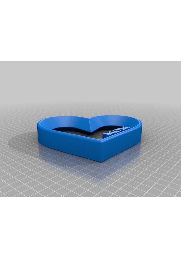 Resim Opencart Büyük Kalp Heykeli "anne" Sadece Plastik Aparattır 