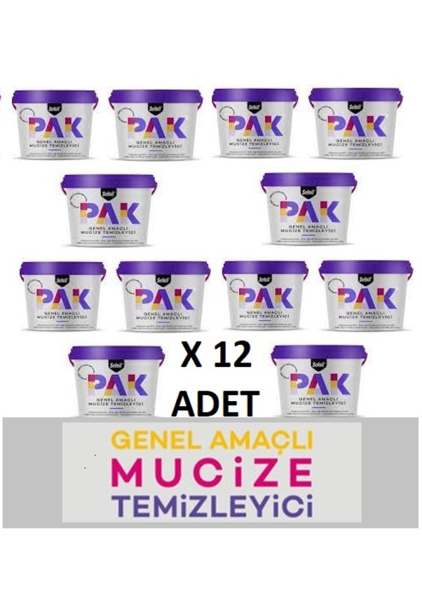 Selsil Pak Genel Amaçlı Mucize Temizleyici 500 Gr X 12 N11.10801 ...