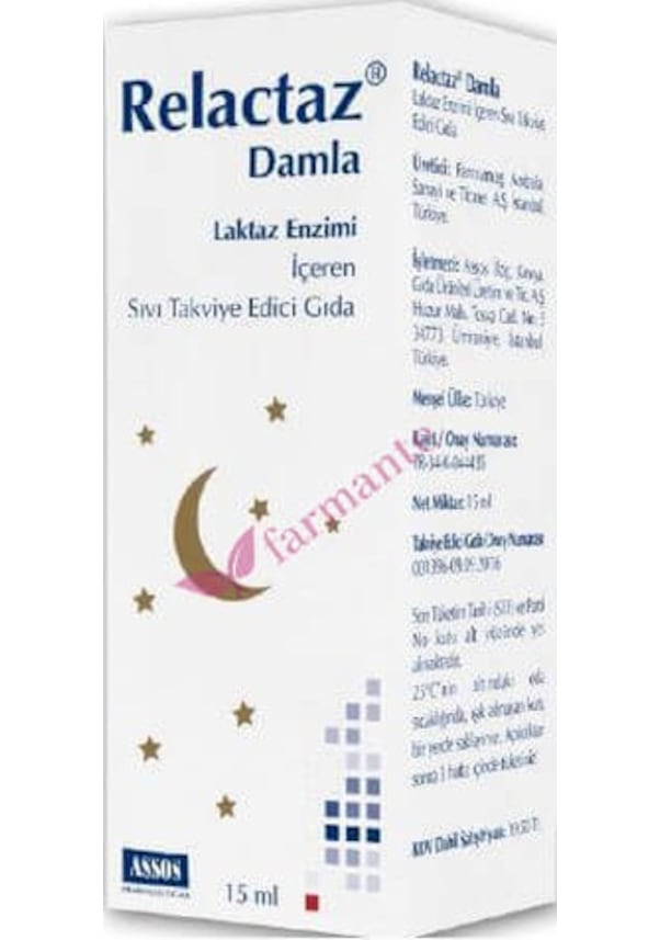 Relactaz Damla 15Ml Fiyatları ve Özellikleri