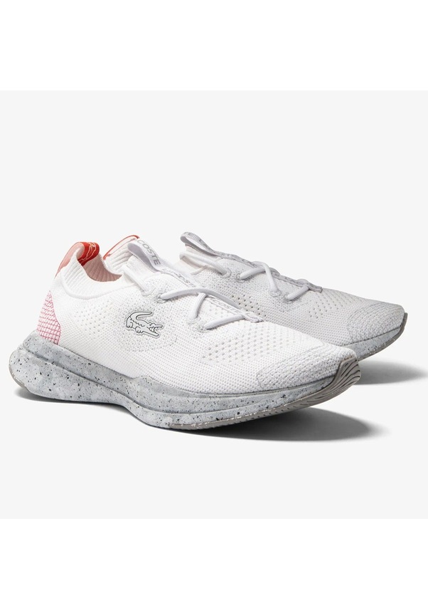 Resim Lacoste Run Spin Eco Womens Sneaker Kadın Günlük Spor Ayakkabı Beyaz Beyaz 